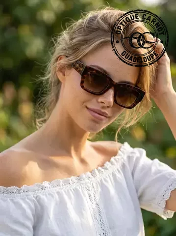 Lunettes Emmanuelle Khanh - detail - Opticien a Baie Mahault - guadeloupe-pointe-a-pitre-carnot