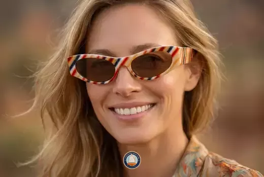 Lunettes Loewe : l'artisanat madrilène du cuir, depuis 1846 - vue generale - utilisée par les helpers SEO. a utilisée par...