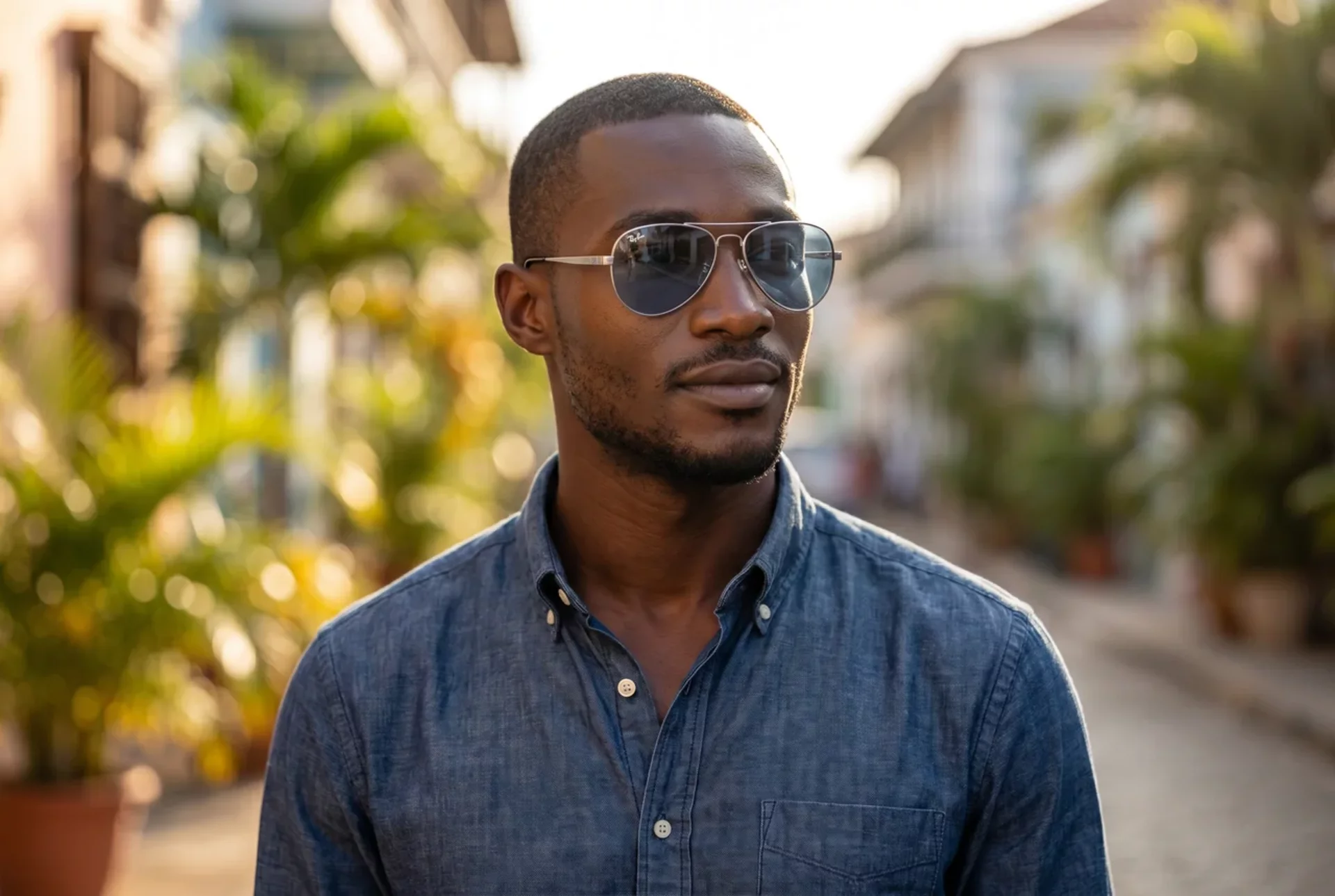 Métier - ambiance - artisan lunetier a Guadeloupe