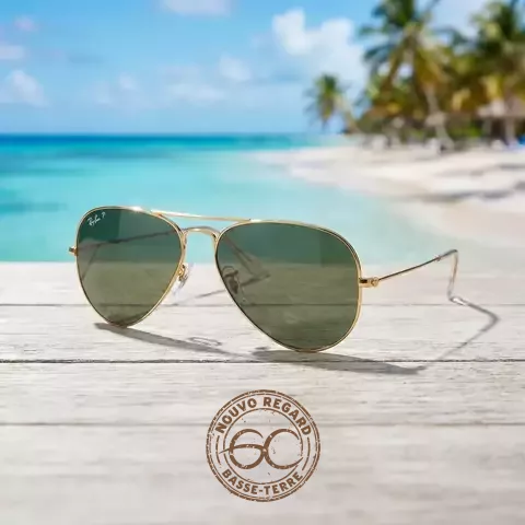 Lunettes Ray Ban - detail - lunetier a Basse Terre